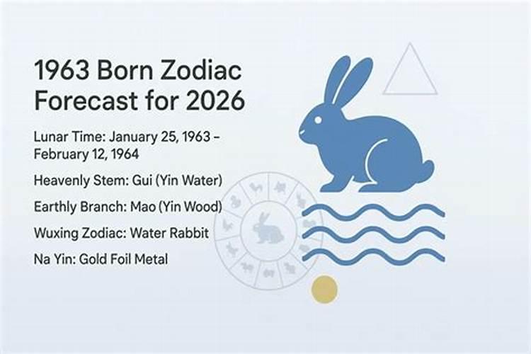 1963年四月出生的2026年运势