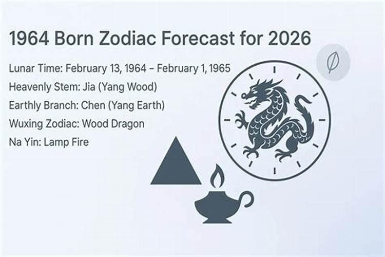 1964年出生人2026年运程