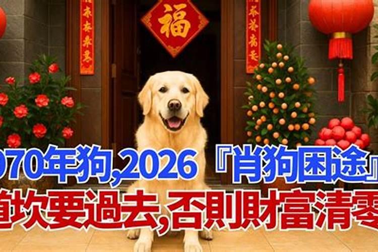 1970肖狗2026年运程