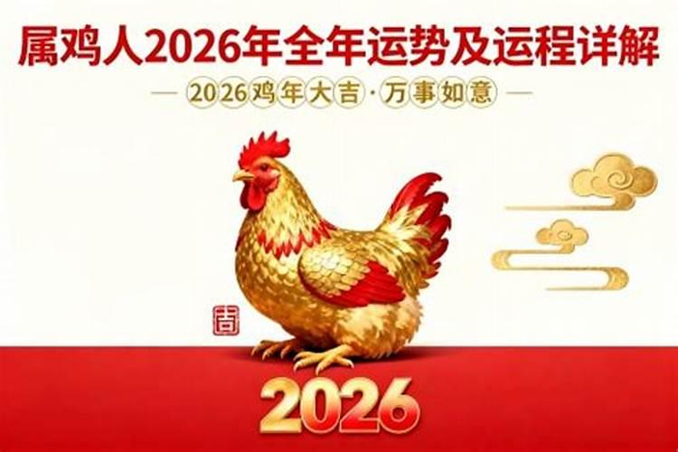 鸡属鸡2026年运势运程如何？