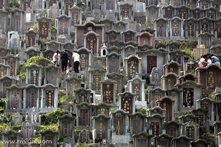 梦见墓地好多墓碑走啊出去？