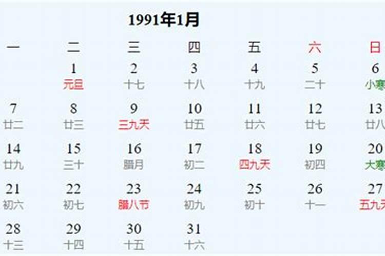 91年农历10月运势如何？
