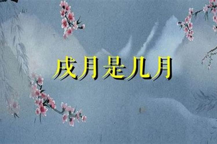 戌月是几月？