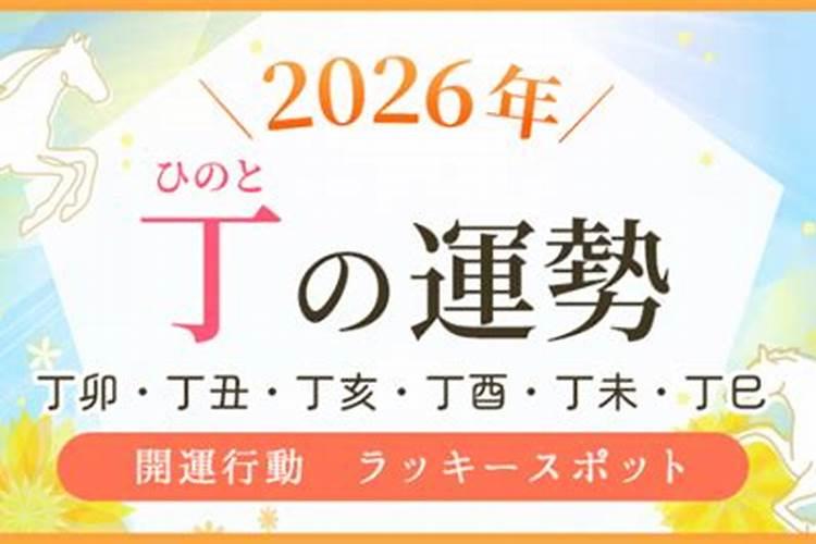 丁丑年2026年运程