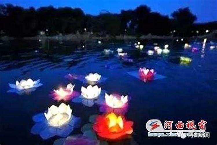 七月十五河灯来历