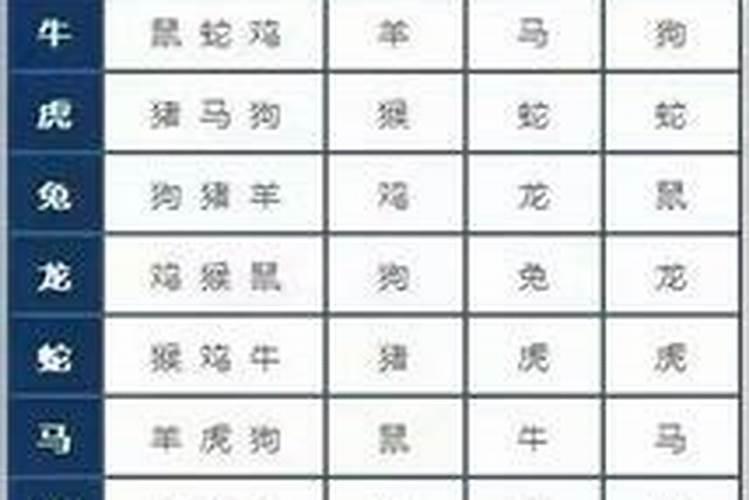 本命年虎注意什么生肖和属相相冲？