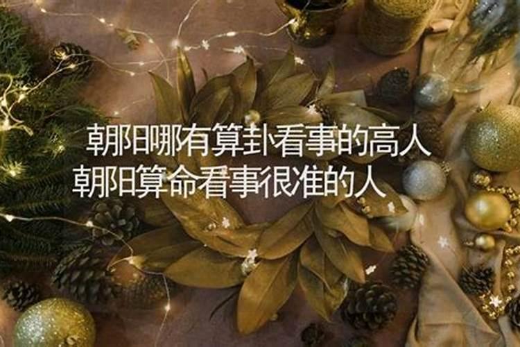 朝阳哪里有算命的高人？