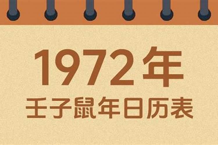 农历1972年腊月24日