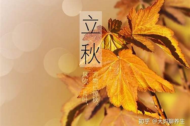 立秋是几个节气之间？