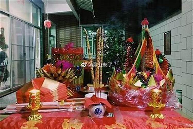 农村八月十五祭月