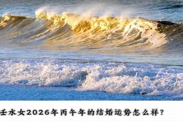 壬水人2026年的运势