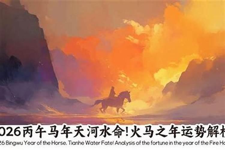 天河水命在2026年运势如何？