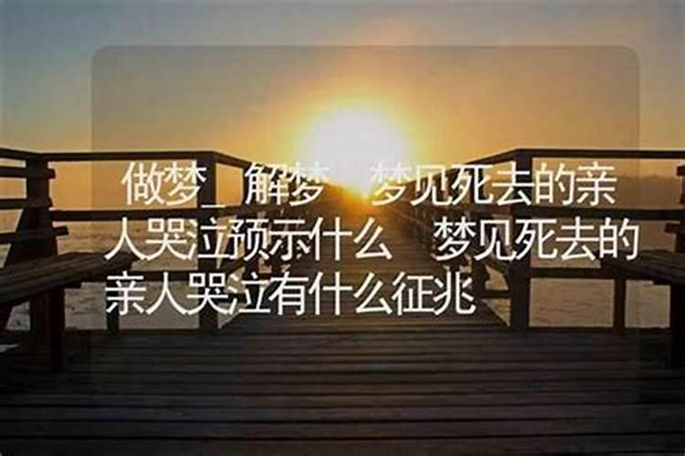 梦见死去姐姐什么意思周公解梦？