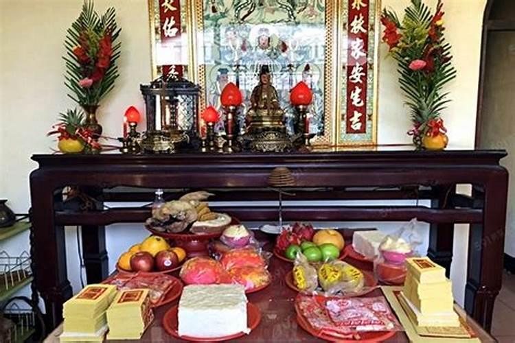 清明家中拜祭