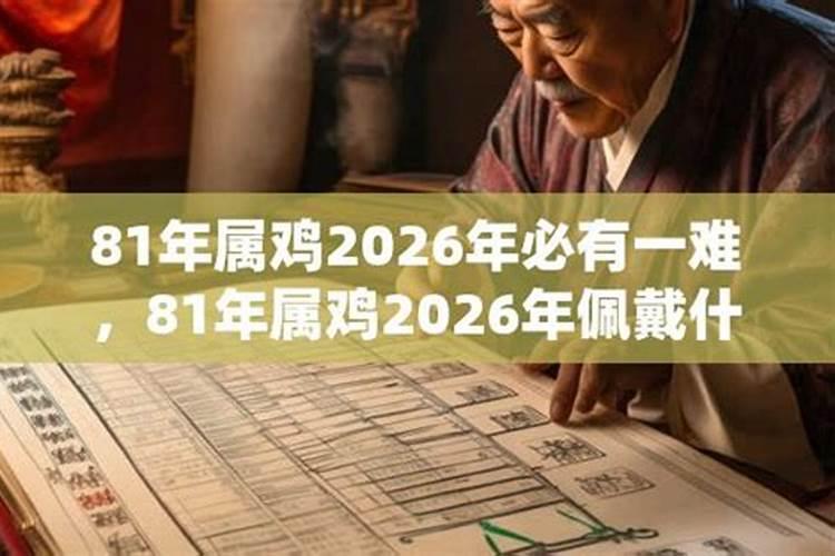 属鸡81年2026年运势