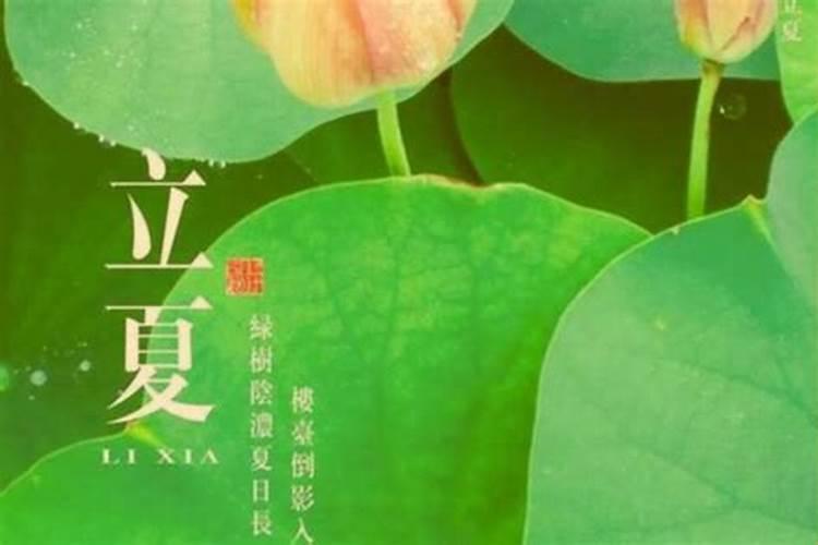 立夏是几年几月几日？