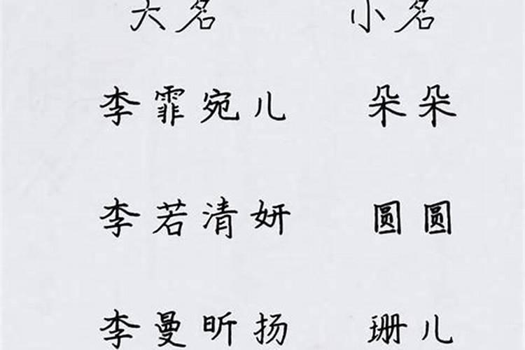李姓女孩的名字