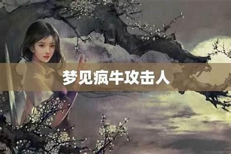 梦见牛追人攻击人啥意思？