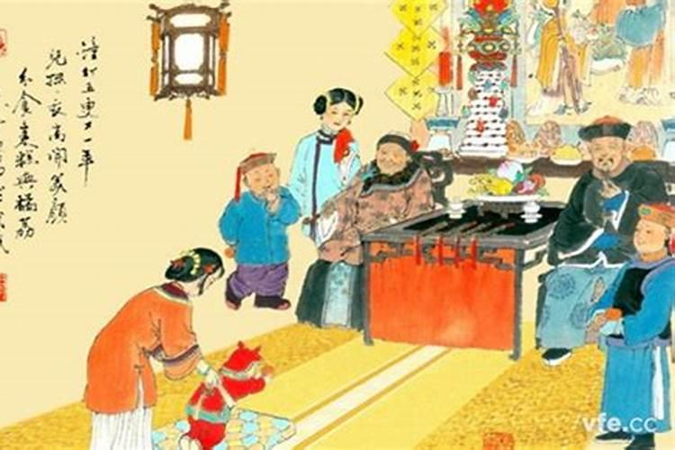 正月初一压岁钱的习俗