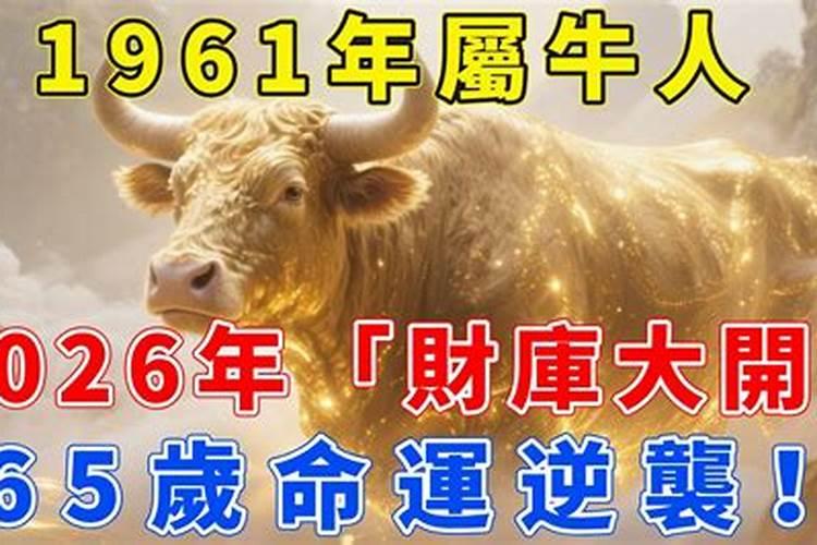 1961牛人女命2026年运程