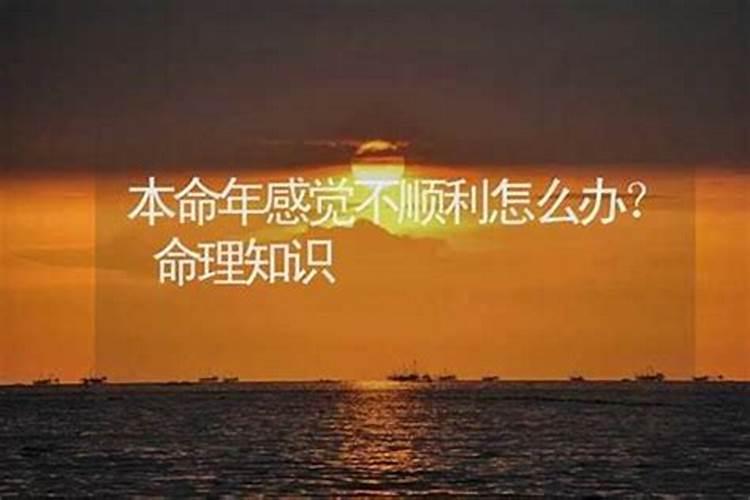 本命年特别不顺利怎么办？