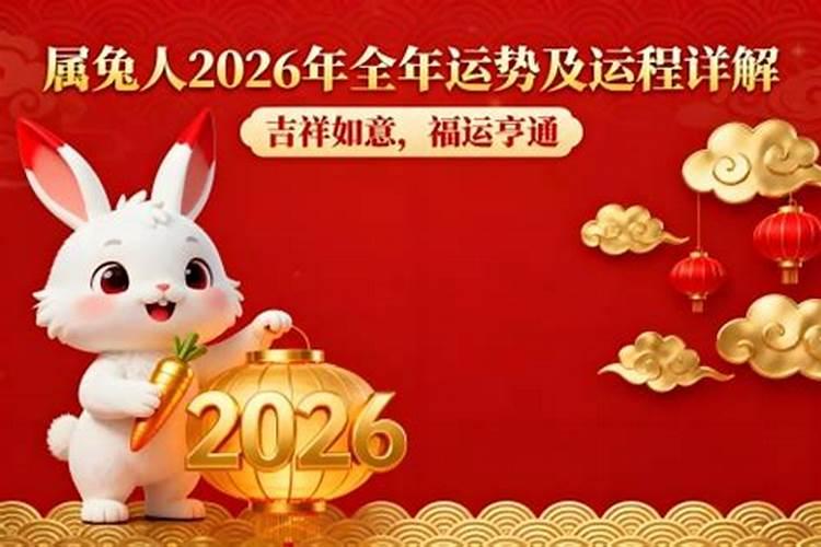 属兔子2026年运程
