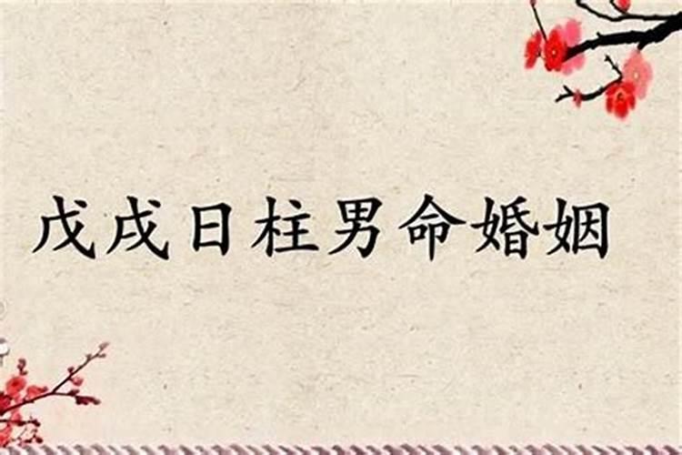 戊戌日柱婚姻不顺