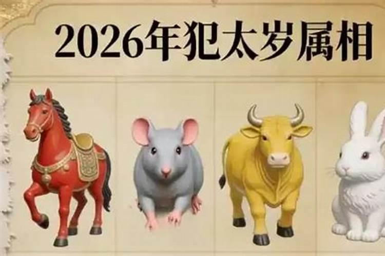 2026犯太岁生肖怎么化解？