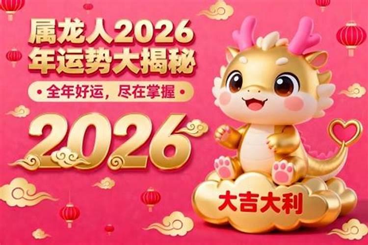 2026属龙十月运程如何？