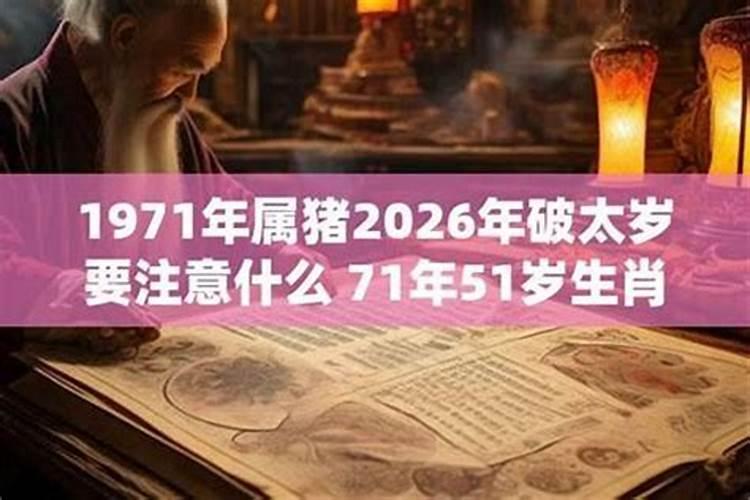 71年的猪2026年运势怎么样？