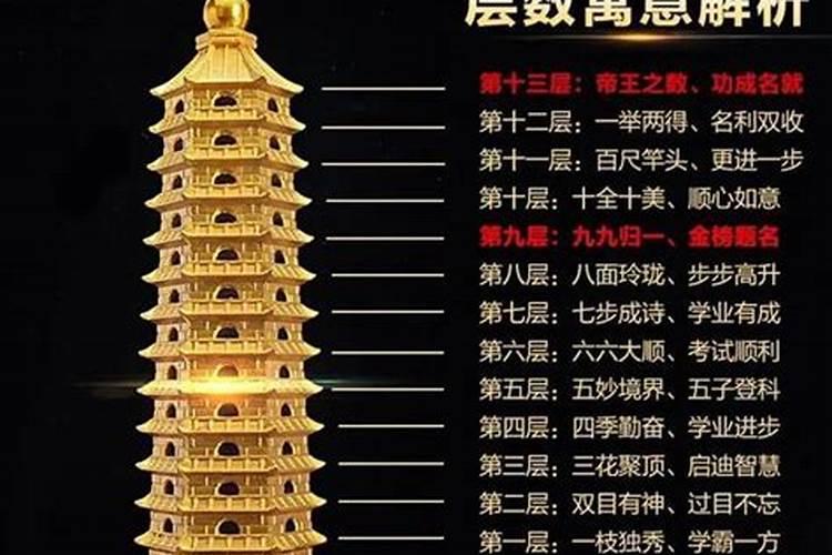 文昌塔旺官运几层最好？