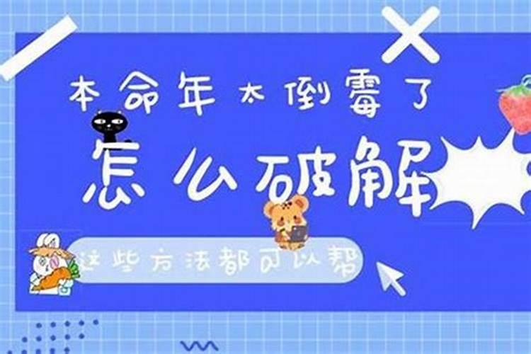 本命年太倒霉了怎么回复女生？