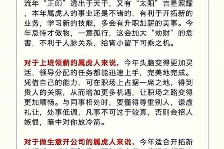 虎人在2027年运势解答