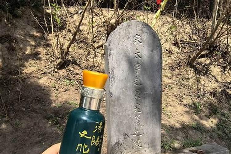 梦见上坟倒酒