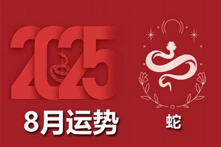 属蛇今年农历8月运程