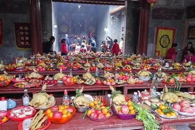 南康中元节祭祖