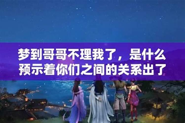 梦见哥哥预示着什么？
