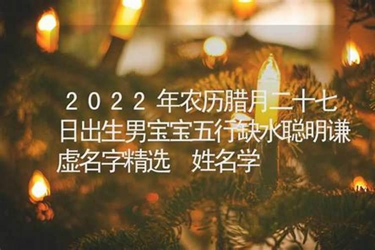 农历腊月29出生男