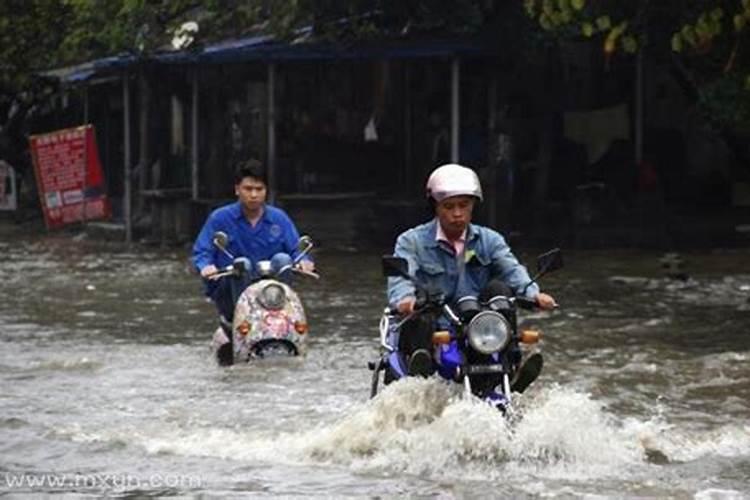 梦到下大雨水流成河