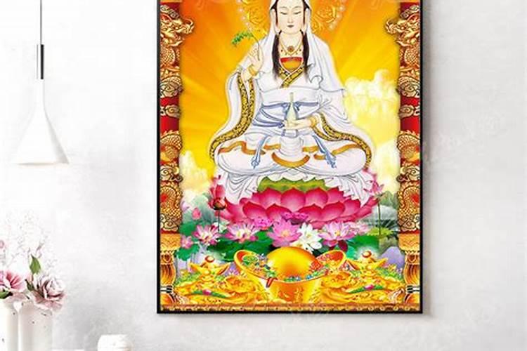 梦见朋友妈妈请了白观音送自己