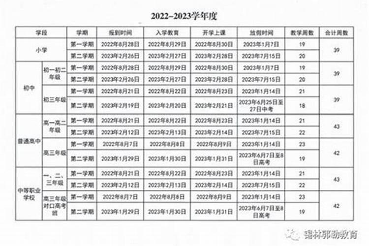 兰州七月十五规定几号开学？