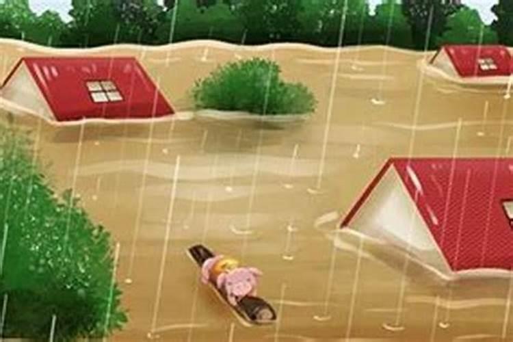 梦到下大雨积水很深