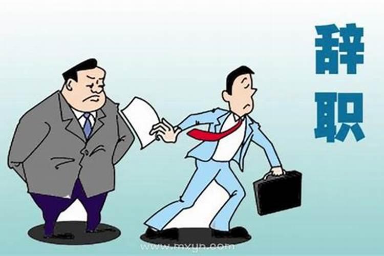 梦见男同事辞职不干了