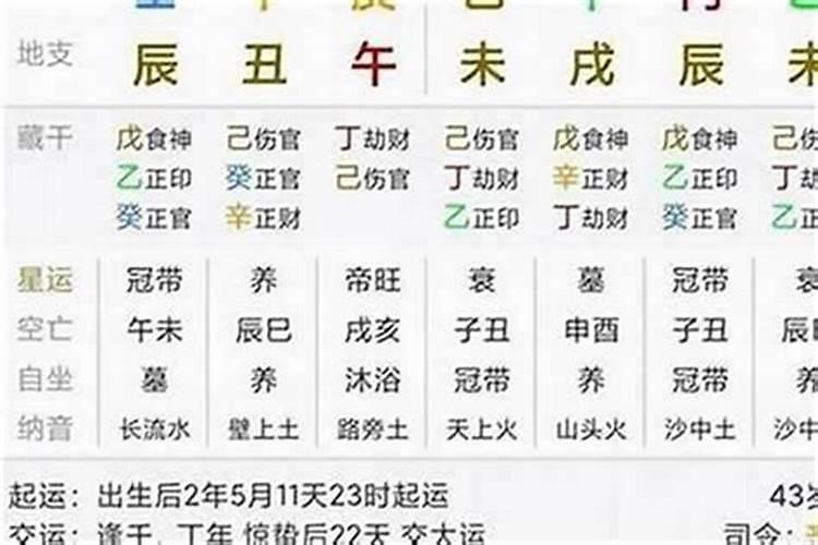 八字的大运和流年怎么确定？