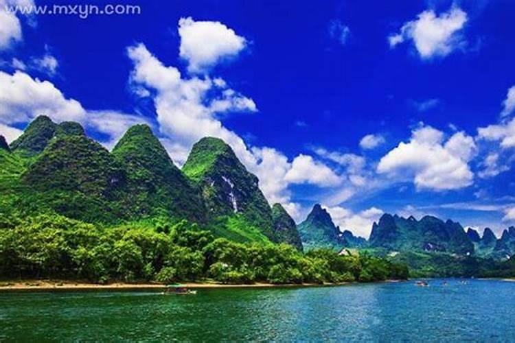 梦见山水风景特别美