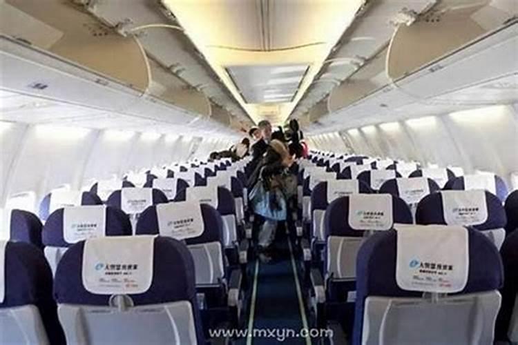 梦到自己坐飞机旅游