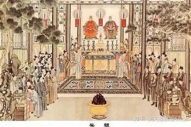 冬至在祠堂里祭祖