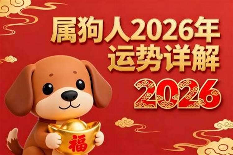 2026属狗运势运程如何？