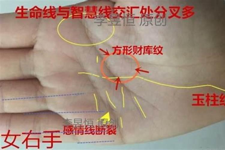 财库满满的手相财库纹清晰且顺