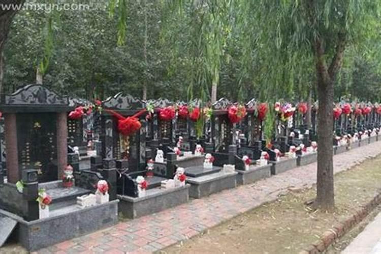 梦见墓地好多坟墓还有河？